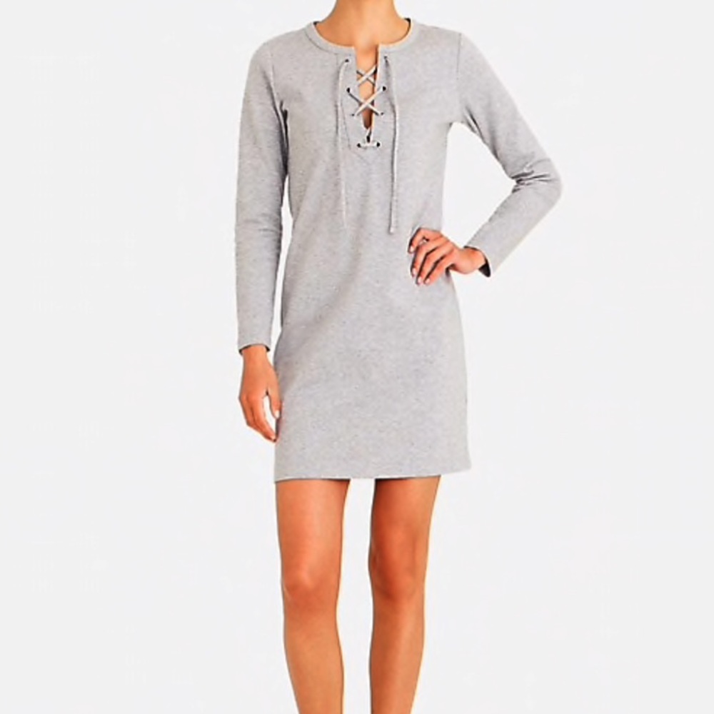 J Crew lace up dress